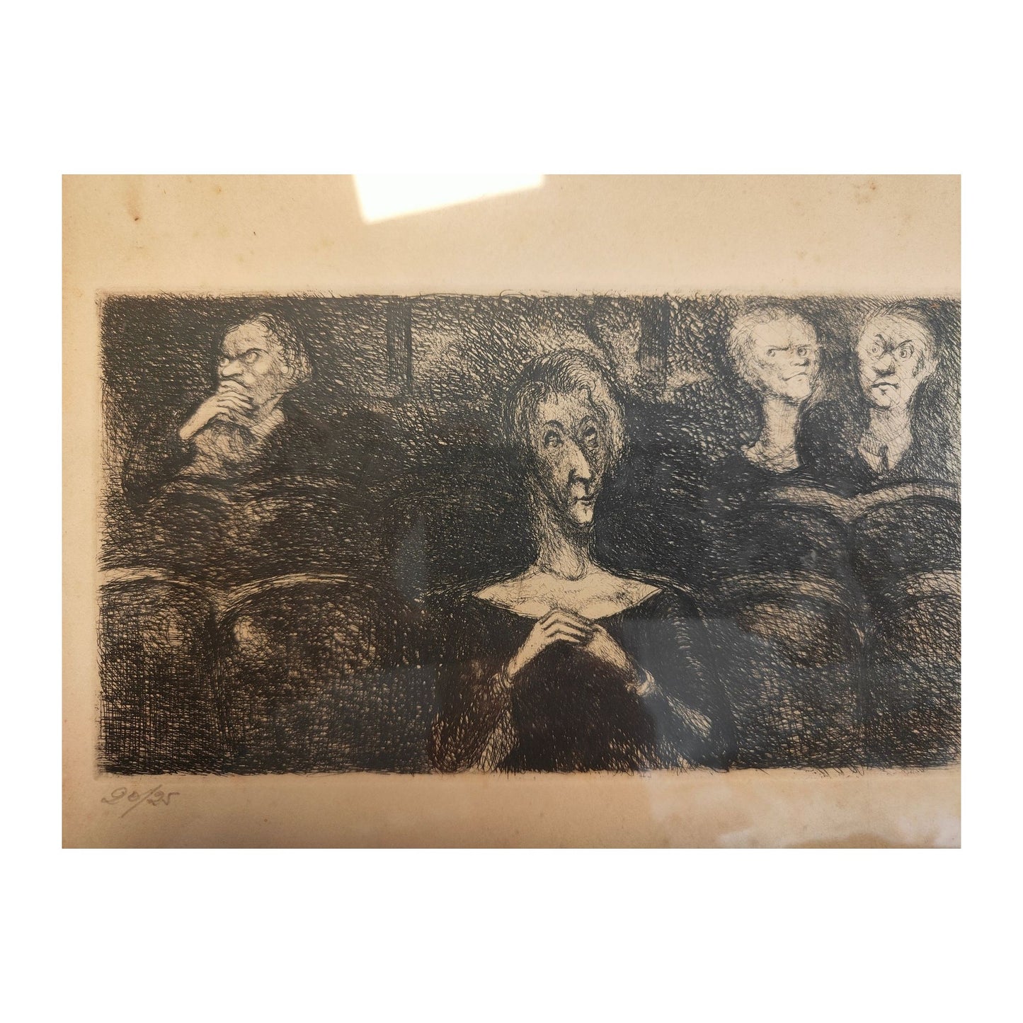 Image traitée - au théatre- edouard Goerg (1893-1969)