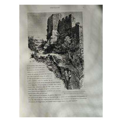 La Terre Sainte livre Victor Guérin voyage Palestine géographie religieuse 1882 400 euros