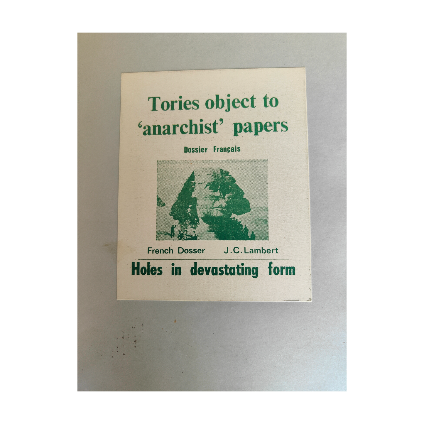 French Schmuck livre Fluxus Ben Vautier art contemporain avant-garde mouvement Fluxus 1975 29x21 cm authentique