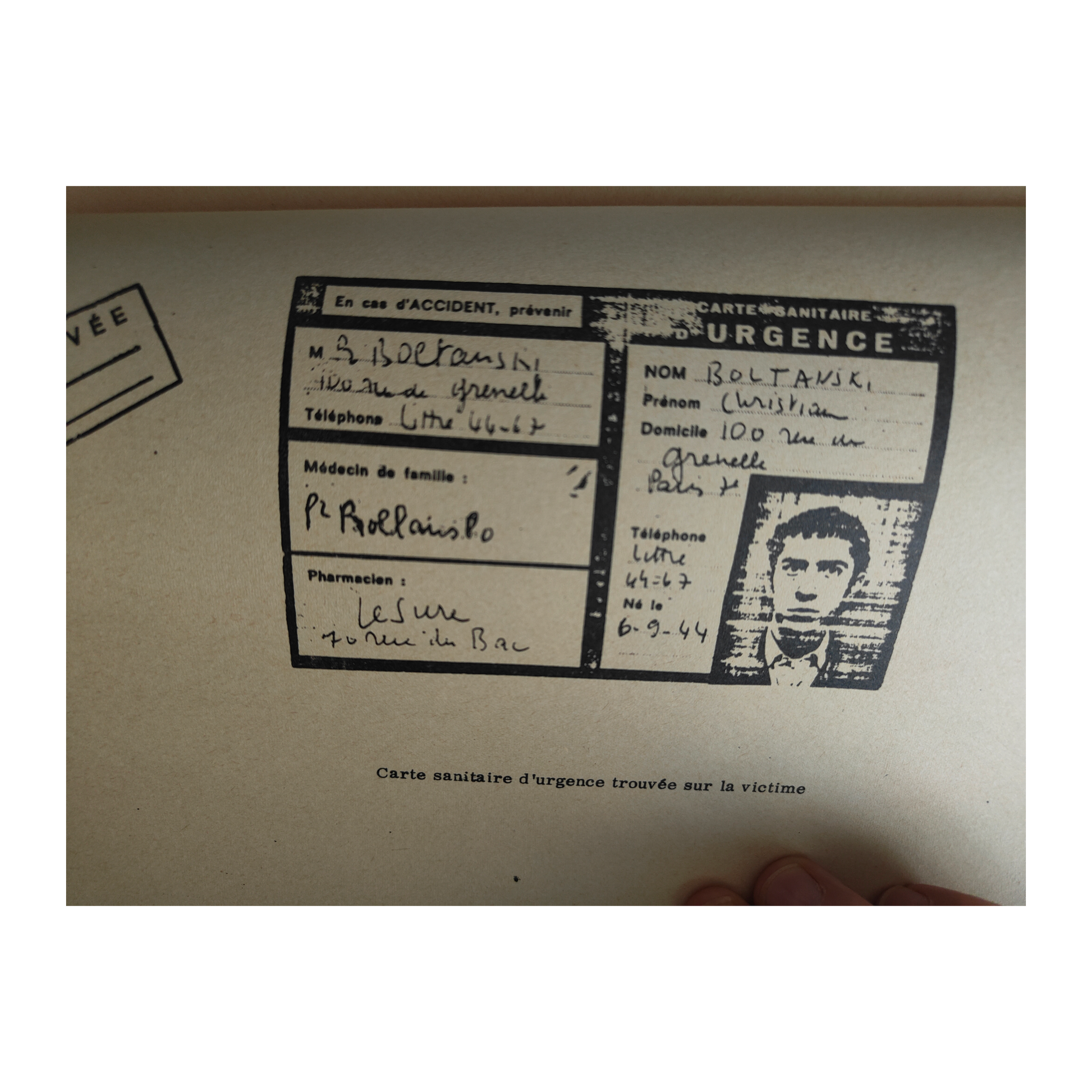 French Schmuck livre Fluxus Ben Vautier art contemporain avant-garde mouvement Fluxus 1975 29x21 cm authentique