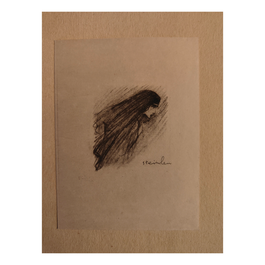 Remarque non rattachée à une lithographie Théophile Steinlen illustration artistique scène urbaine personnages art graphique XIXe-XXe siècle
