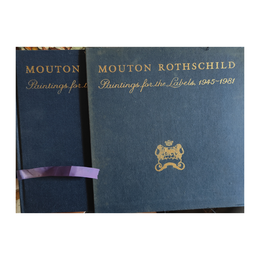 Paintings for the Labels Mouton Rothschild livre d'art étiquettes vin collection Mouton 1983 authentique