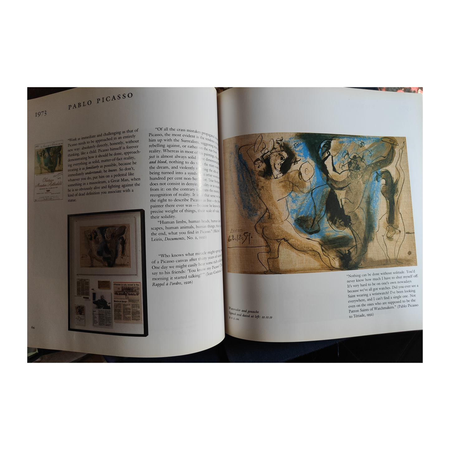 Paintings for the Labels Mouton Rothschild livre d'art étiquettes vin collection Mouton 1983 authentique