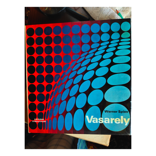 Vasarely livre d'art Spies Wiener art optique cinétique hongrois op art authentique