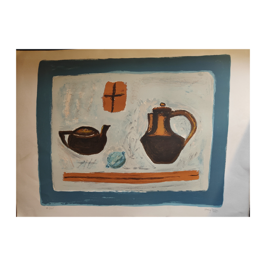 Nature morte à la théière et au pichet lithographie Henri Hayden cubisme École de Paris art moderne français 56x76 cm 800 euros