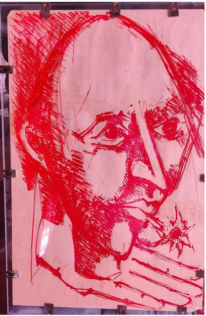 Image traitée - deux lithographies originales de Bernard Lorjou (1920-1986) pour son exposition mythique « Le Bal des Fols ».