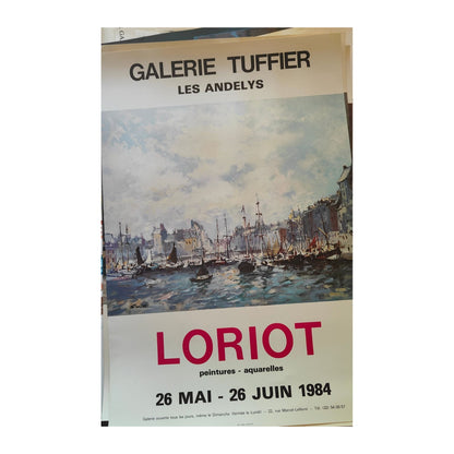 Image traitée - 11 Affiches de la galerie Robert tuffier - les Andelys- 1981-85