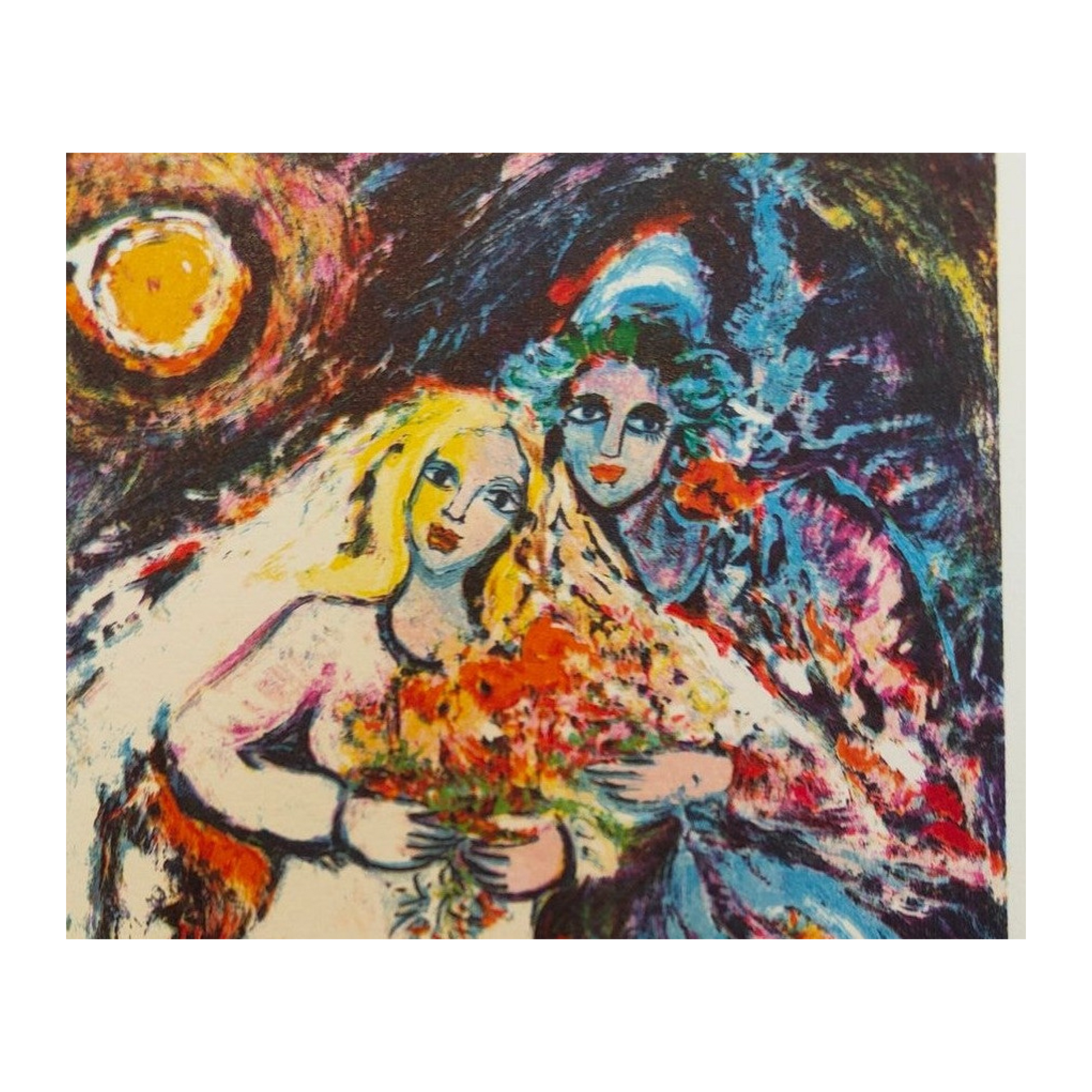 Suite de 16 cartes lithographiées en couleurs de Raya Sorkine, lithographies originales signées au crayon et numérotées 4/50, ensemble d’estampes non encadrées.
