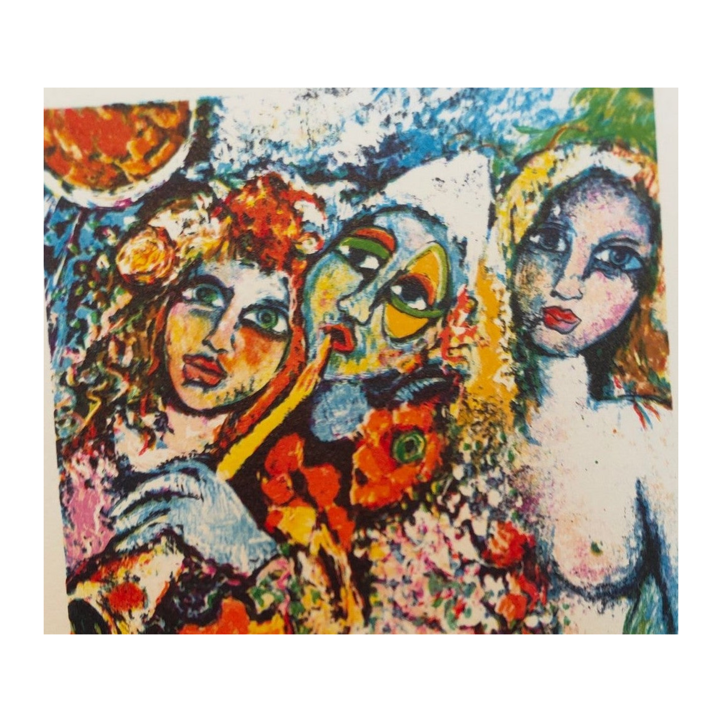 Suite de 16 cartes lithographiées en couleurs de Raya Sorkine, lithographies originales signées au crayon et numérotées 4/50, ensemble d’estampes non encadrées.
