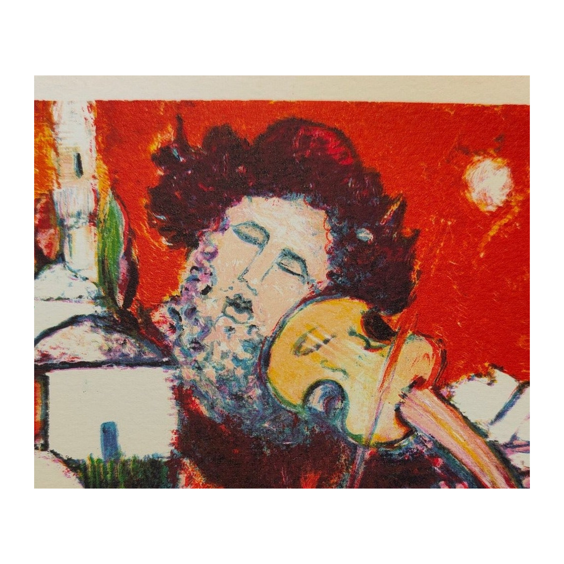 Suite de 16 cartes lithographiées en couleurs de Raya Sorkine, lithographies originales signées au crayon et numérotées 4/50, ensemble d’estampes non encadrées.
