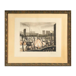 Fête foraine manège - Antral Louis Robert(1895-1939)