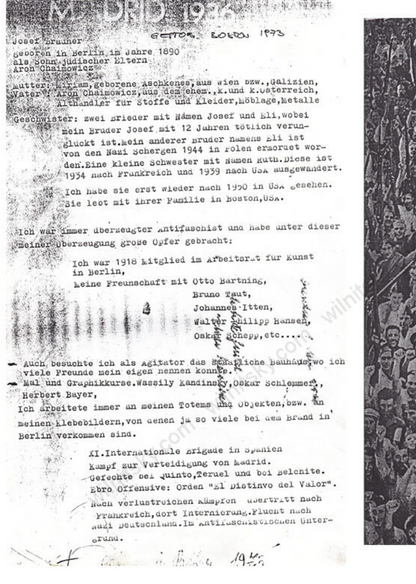 Collage Josef Brauner art moderne allemand 1921 51x41 cm 850 euros