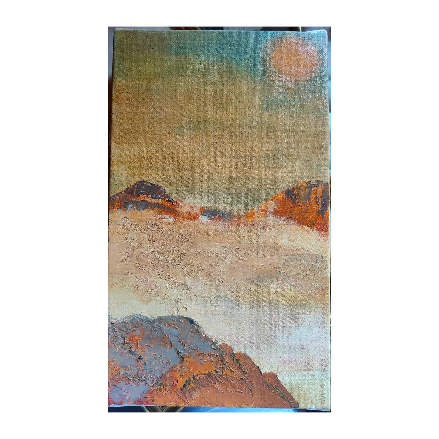 Diptyque Paysages (Glace et Désert) - Delaperrière P.