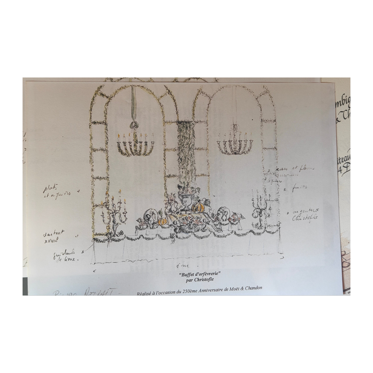 Ensemble de prestige numéroté Moët & Chandon - 250e Anniversaire (1743-1993) - Exemplaire 441/500