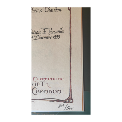 Ensemble de prestige numéroté Moët & Chandon - 250e Anniversaire (1743-1993) - Exemplaire 441/500