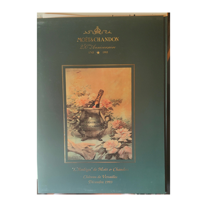 Ensemble de prestige numéroté Moët & Chandon - 250e Anniversaire (1743-1993) - Exemplaire 441/500