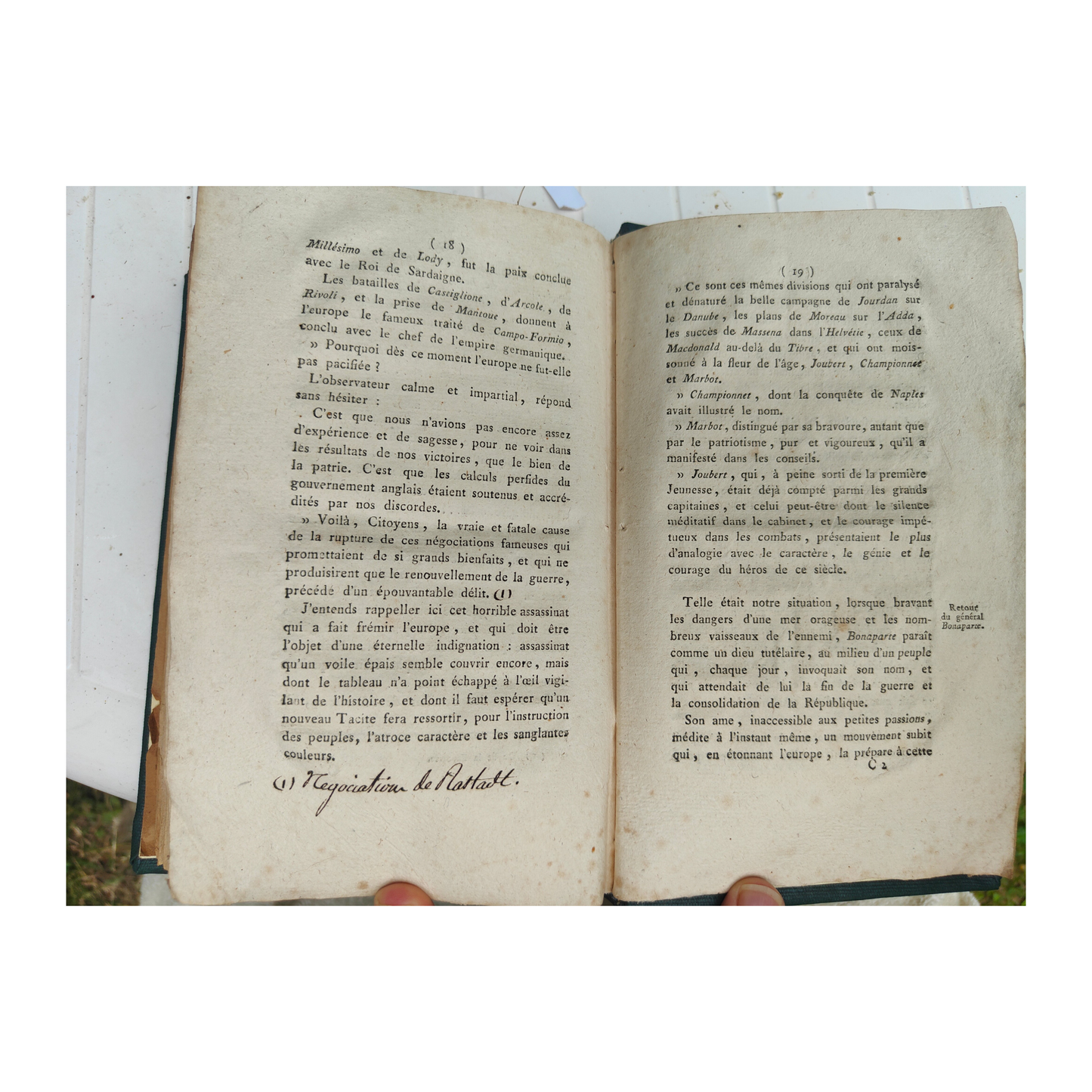 Recueil Révolution française relié XIXe – Robespierre (Être suprême), Courtois, David, Paix de Lunéville – 1794‑1801