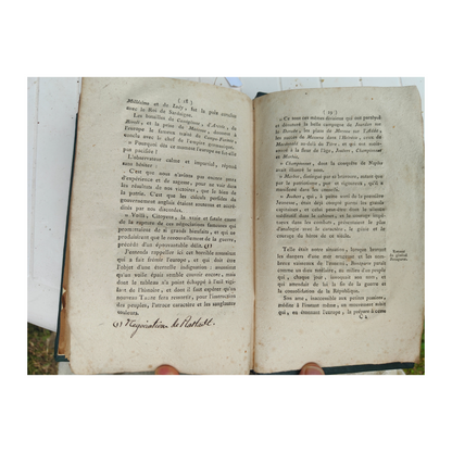 Recueil Révolution française relié XIXe – Robespierre (Être suprême), Courtois, David, Paix de Lunéville – 1794‑1801