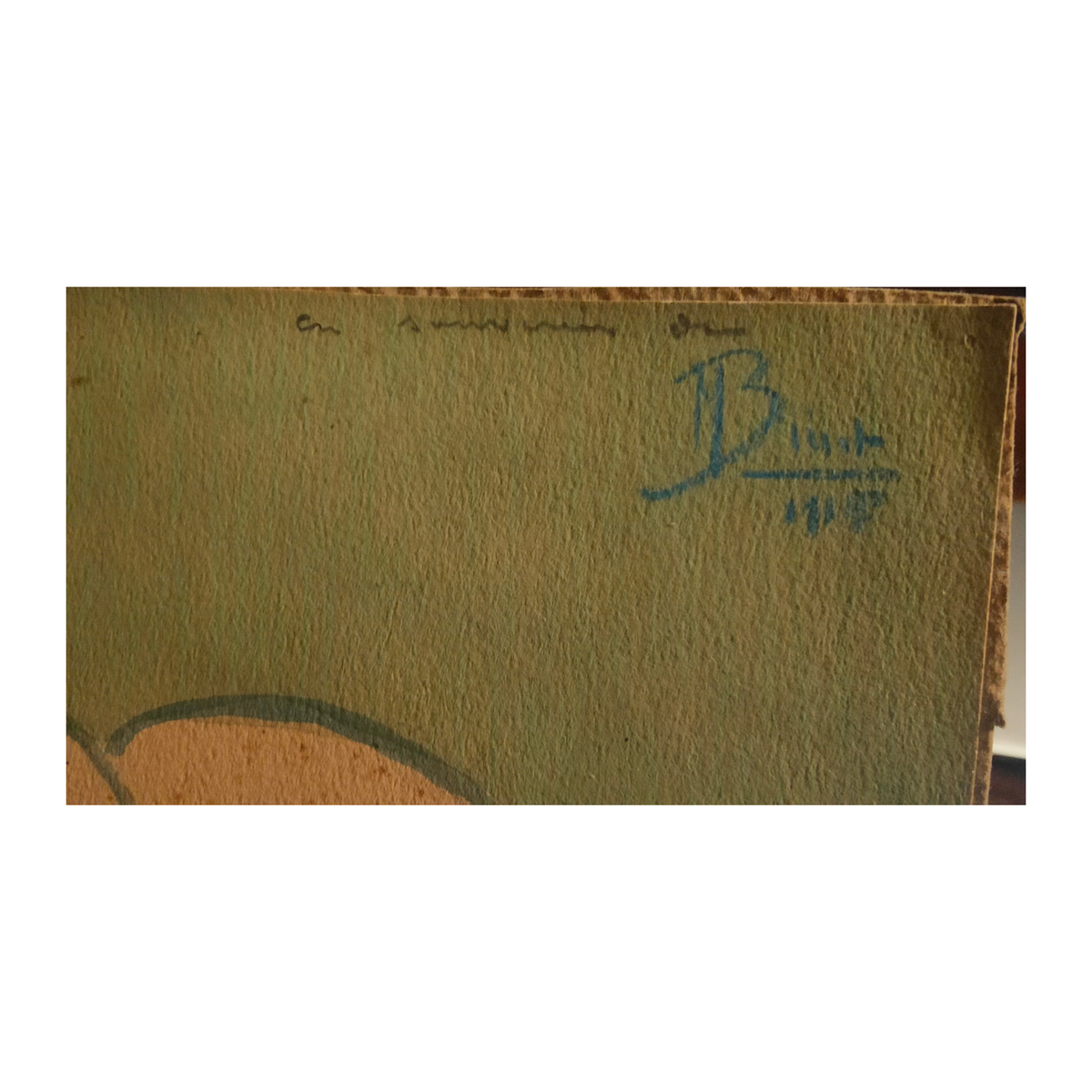 Aquarelle sur papier contrecollée sur du carton

Notée en souvenir de M Binet (?)

Très fraiche. Non encadrée