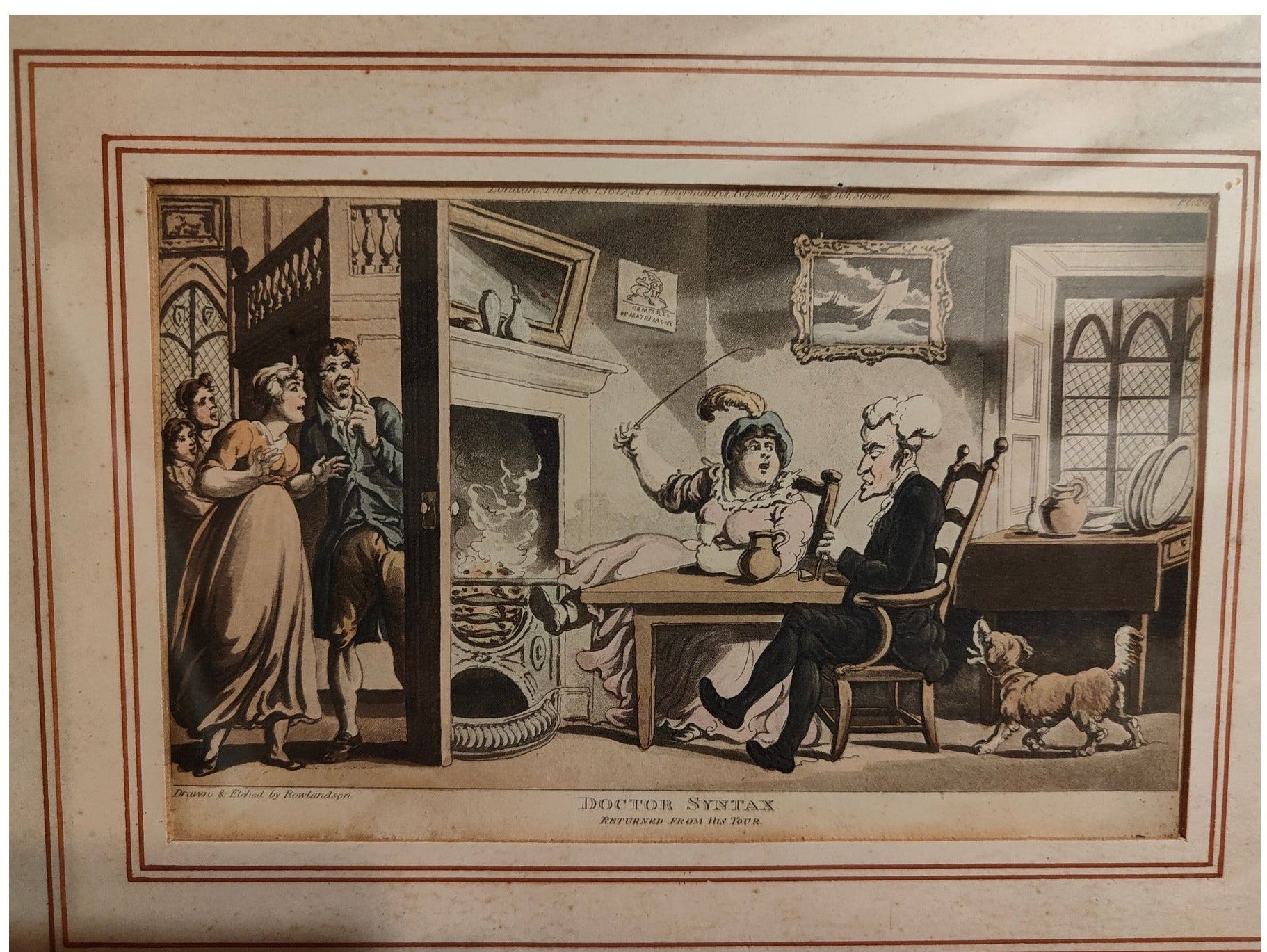 Image traitée - Importante suite de 10 aquatintes originales de Thomas Rowlandson – “Dr Syntax”, Londres, vers 1810–1820 (Ackermann)