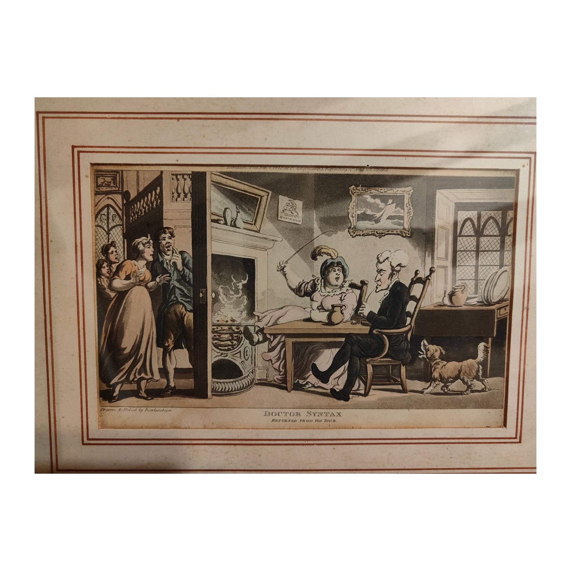 Image traitée - Importante suite de 10 aquatintes originales de Thomas Rowlandson – “Dr Syntax”, Londres, vers 1810–1820 (Ackermann)