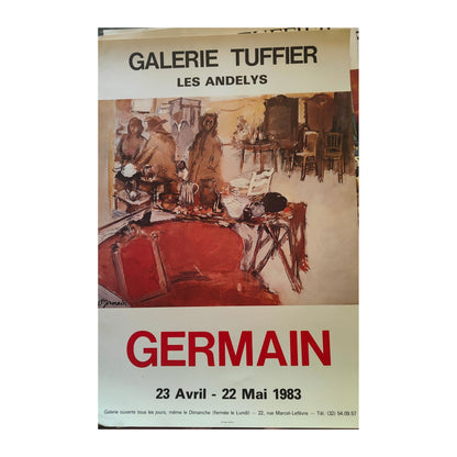 Image traitée - 11 Affiches de la galerie Robert tuffier - les Andelys- 1981-85