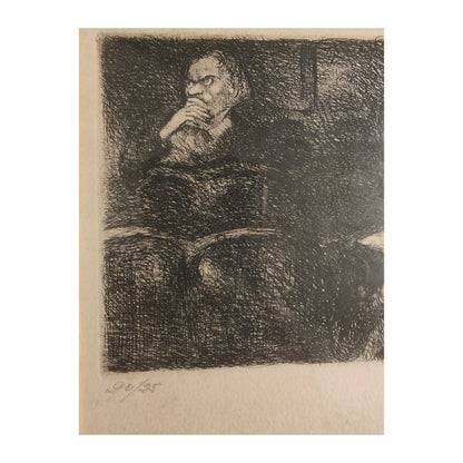 Image traitée - au théatre- edouard Goerg (1893-1969)