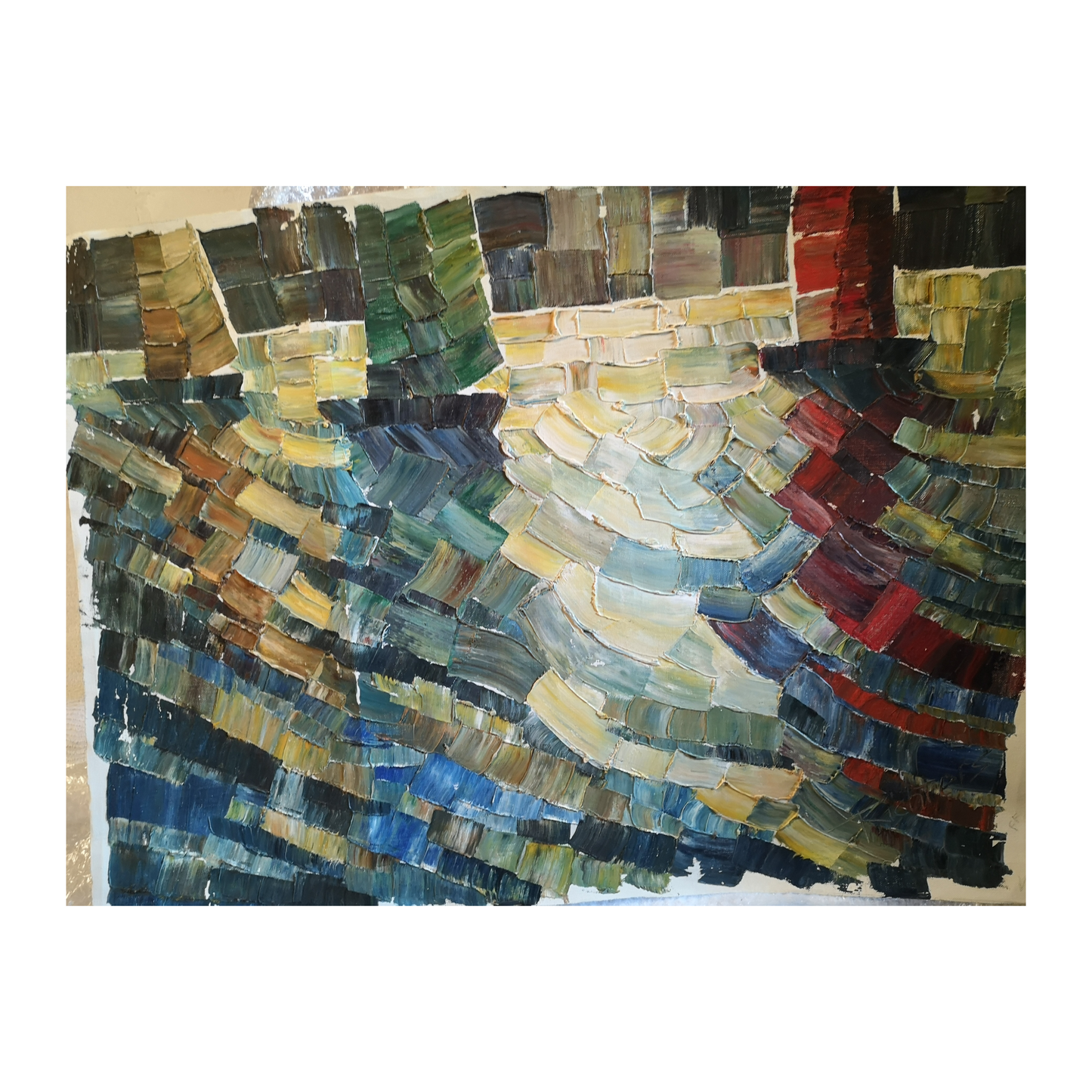 Voiliers peinture à l'huile Richters voiliers en mer paysage maritime navigation art moderne
