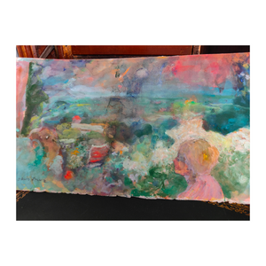 Dans le jardin - Azuz David (1942-2014)