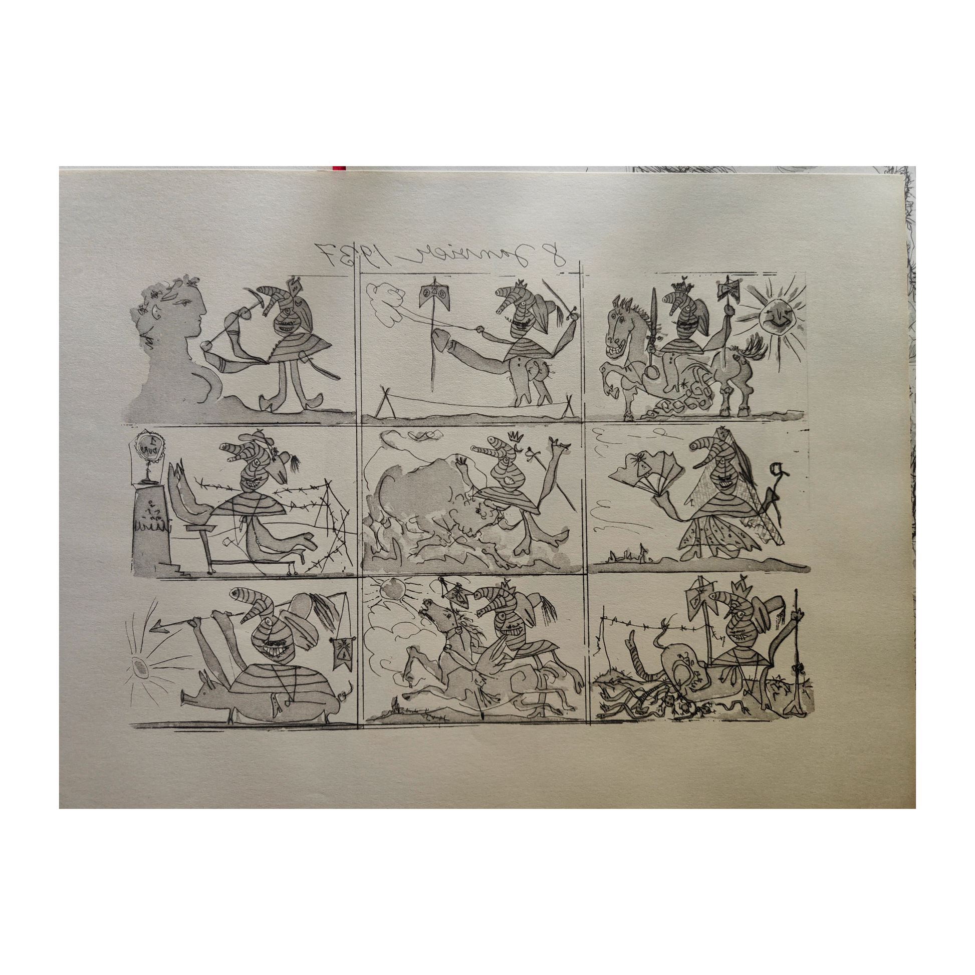 Guerre et Révolution en Espagne portfolio Soria Picasso Masson art guerre civile espagnole 1975 45x35 cm authentique