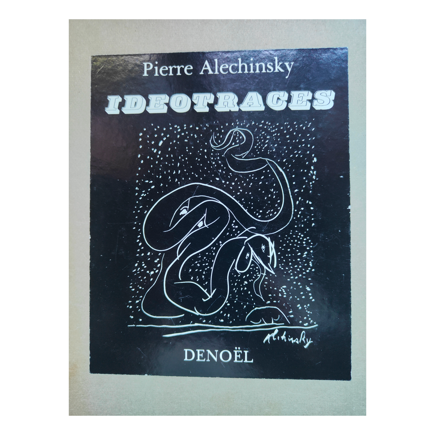 Ideotraces livre d'art Pierre Alechinsky art contemporain belge CoBrA peintre authentique