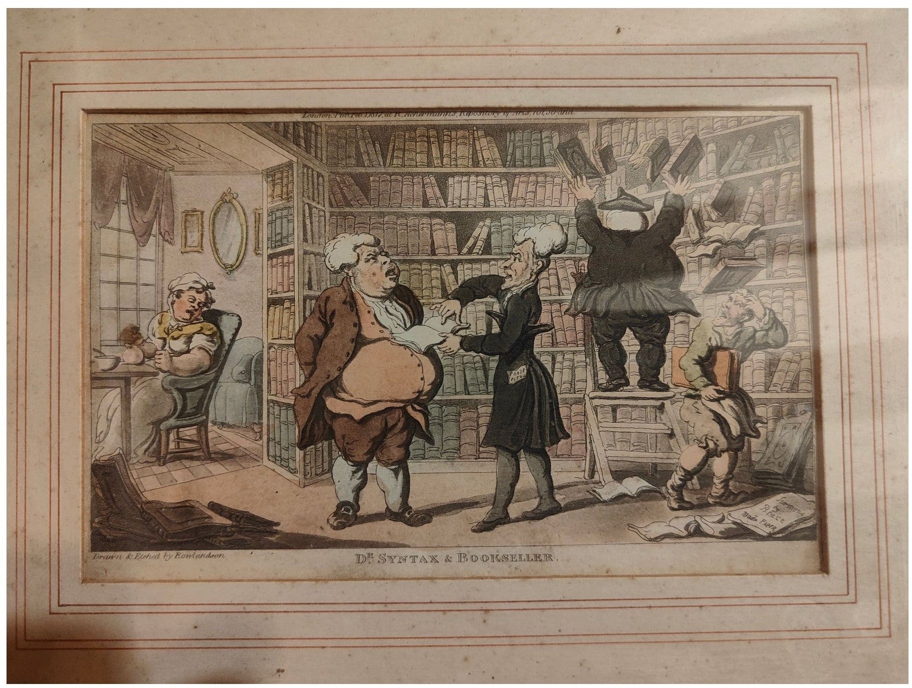 Image traitée - Importante suite de 10 aquatintes originales de Thomas Rowlandson – “Dr Syntax”, Londres, vers 1810–1820 (Ackermann)