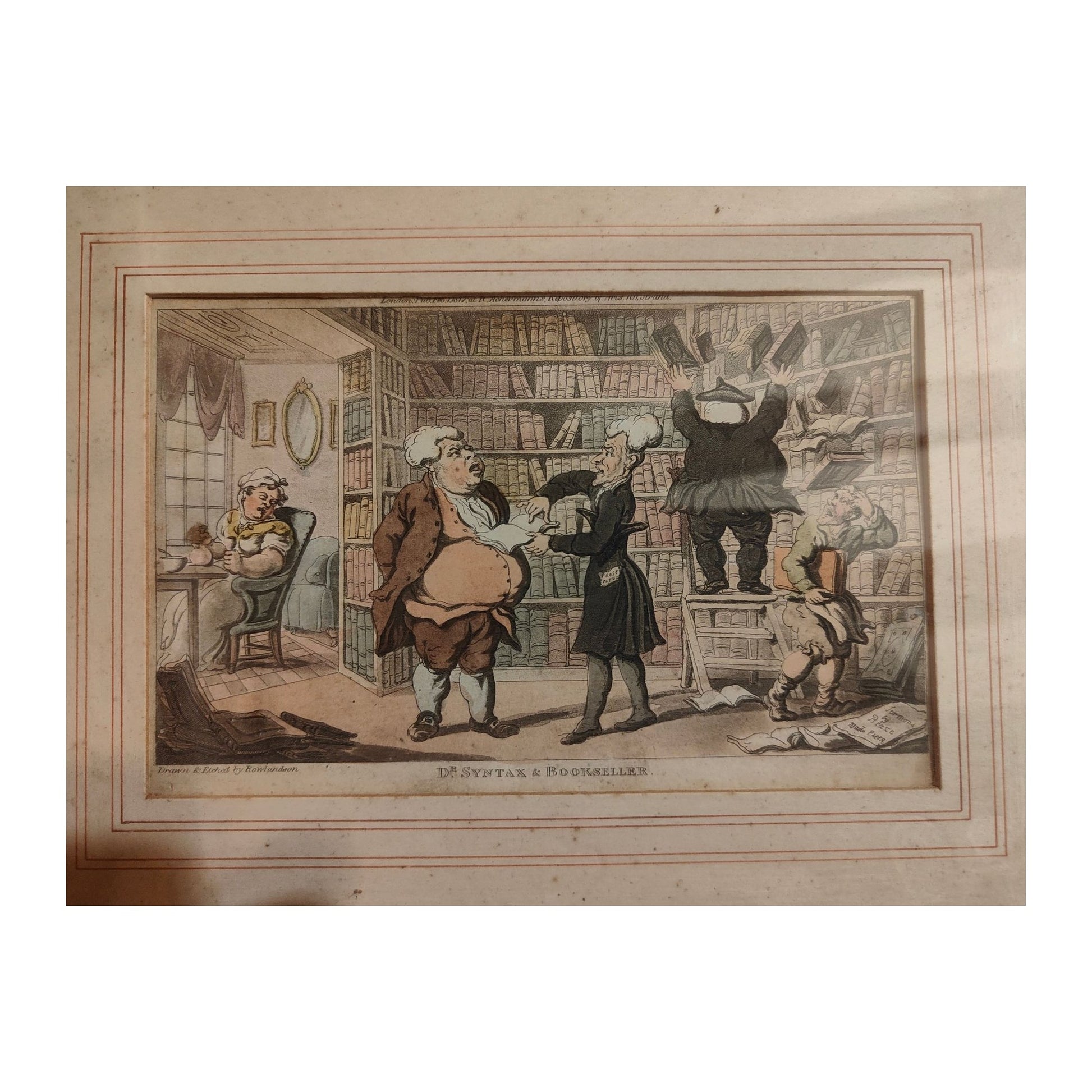 Image traitée - Importante suite de 10 aquatintes originales de Thomas Rowlandson – “Dr Syntax”, Londres, vers 1810–1820 (Ackermann)