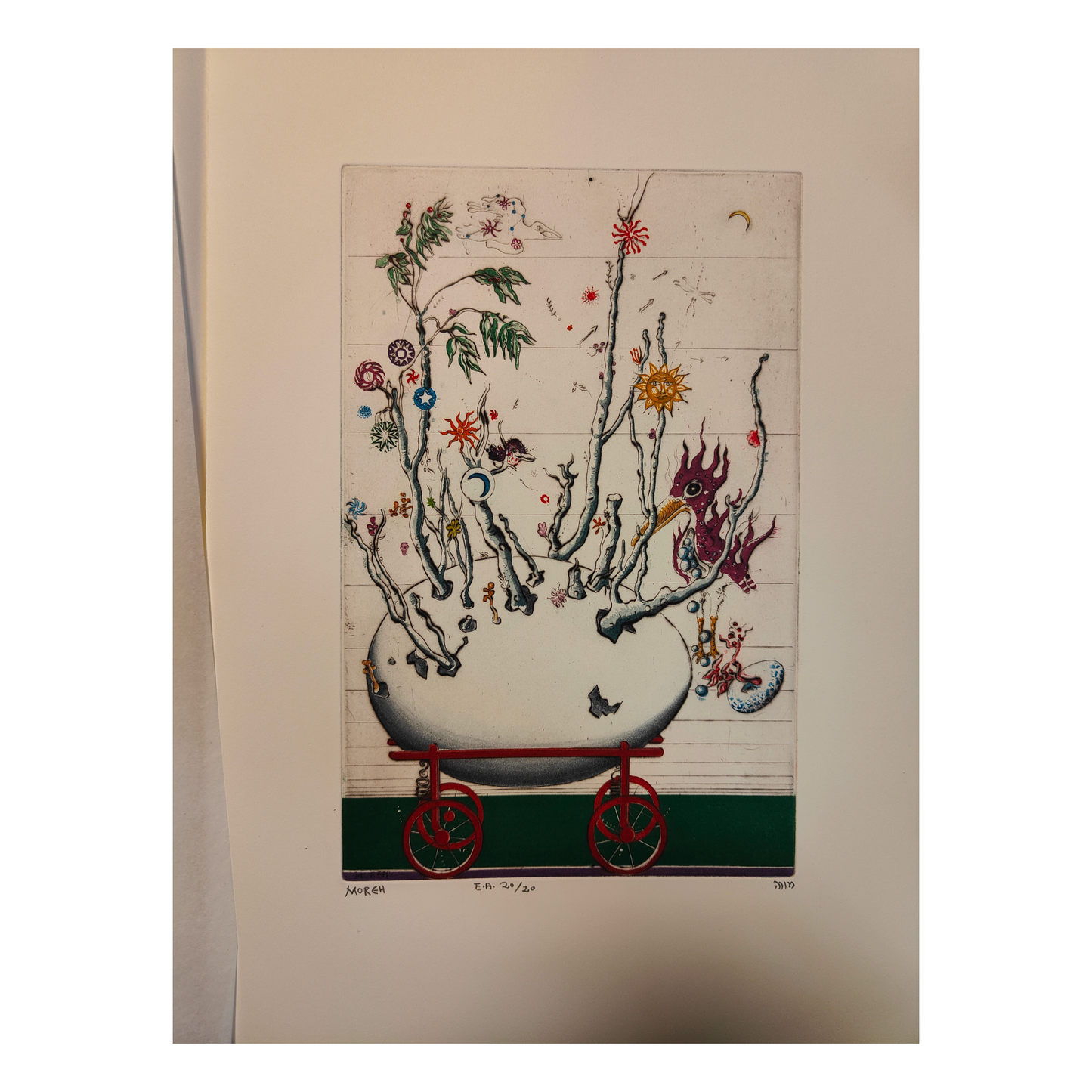 Métamorphoses hermétiques livre d'art Mordecai Moreh art contemporain hermétisme 1976 900 euros