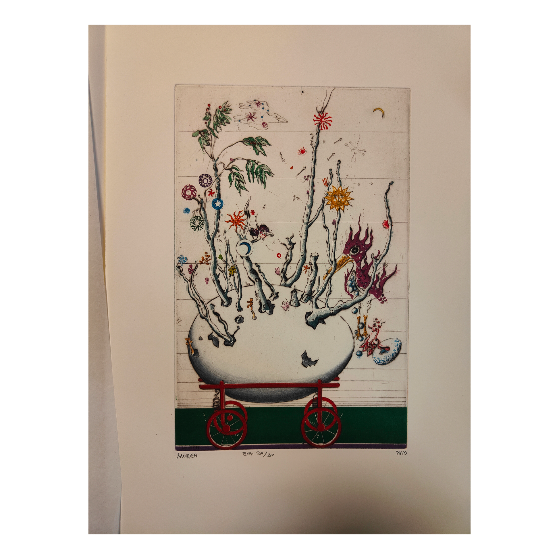 Métamorphoses hermétiques livre d'art Mordecai Moreh art contemporain hermétisme 1976 900 euros