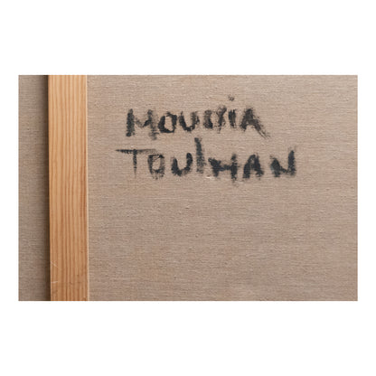 Femme nue huile sur toile Moussia Toulman nu féminin art moderne français 81x66 cm 2500 euros authentique