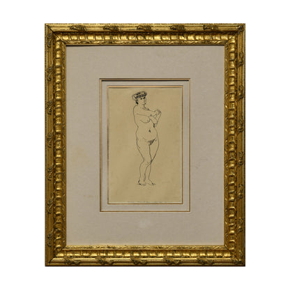 Nu dessin Jules Pascin École de Paris nu artistique art moderne français 52x64 cm 1500 euros authentique