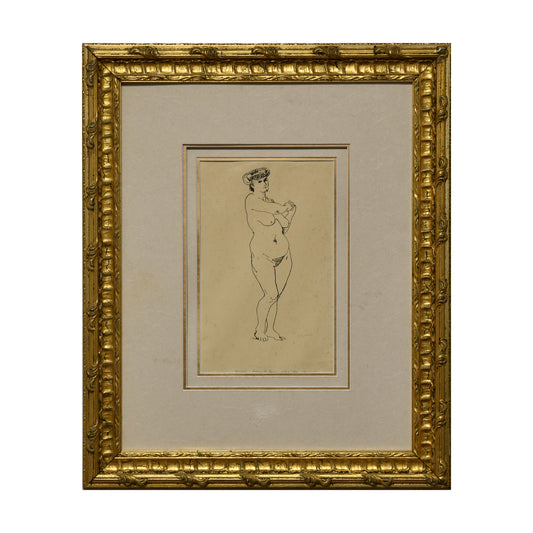Nu dessin Jules Pascin École de Paris nu artistique art moderne français 52x64 cm 1500 euros authentique