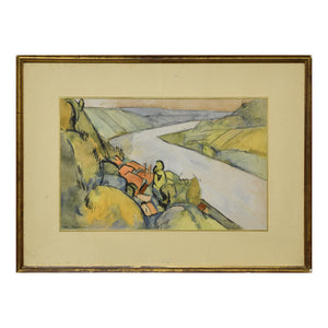 Paysage Fluvial - Antral Louis Robert (1895-1939)
