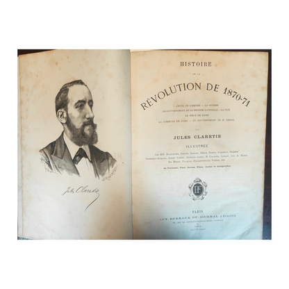Révolution de 1870-71 livre Jules Claretie histoire Commune Paris Guerre franco-prussienne 1873 authentique