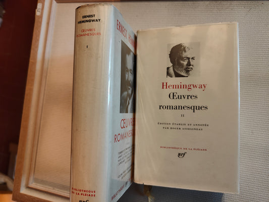Œuvres Romanesques Tome 1 et 2 Ernest Hemingway littérature américaine roman moderne XXe siècle authentique