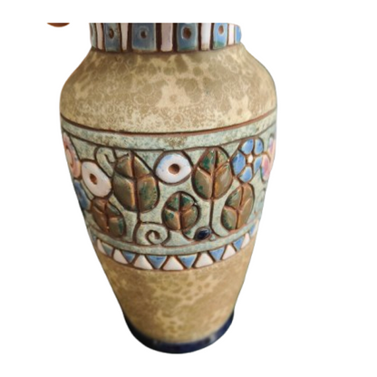 Vase céramique Art déco Amphora Autriche motif oiseau céramique autrichienne brocante 150 euros