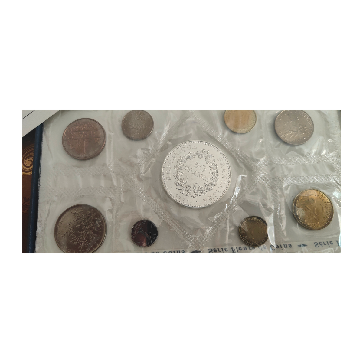 Coffret Fleur de Coin année 1974, Monnaie de Paris