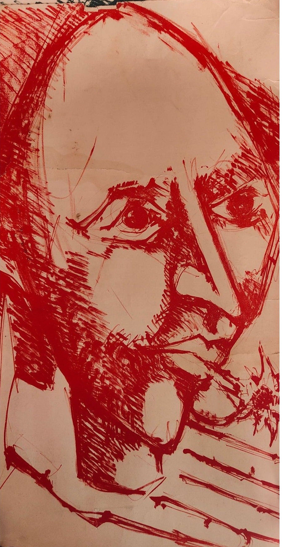 Image traitée - deux lithographies originales de Bernard Lorjou (1920-1986) pour son exposition mythique « Le Bal des Fols ».
