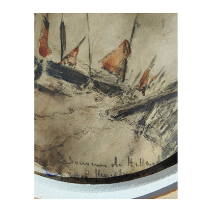 Image traitée - aquarelle sur velin souvenir de Hollande
