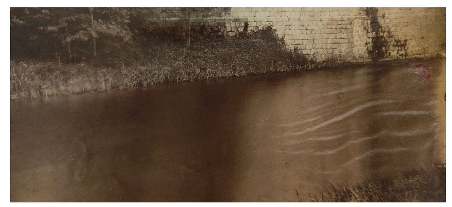 Image traitée - Photographie 1887- cachet de Mieusement- Fort de Ham- Tour du connétable.