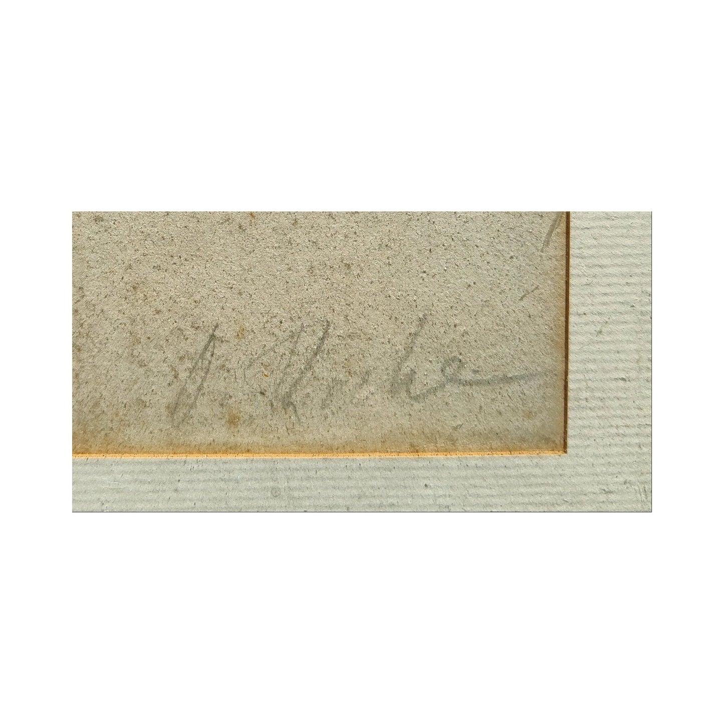 Portrait d’un homme au crayon daté à Tarbes le 23 octobre 1915, dessin ancien à signature non reconnue, présenté dans un encadrement élégant format 50 x 38 cm avec le cadre