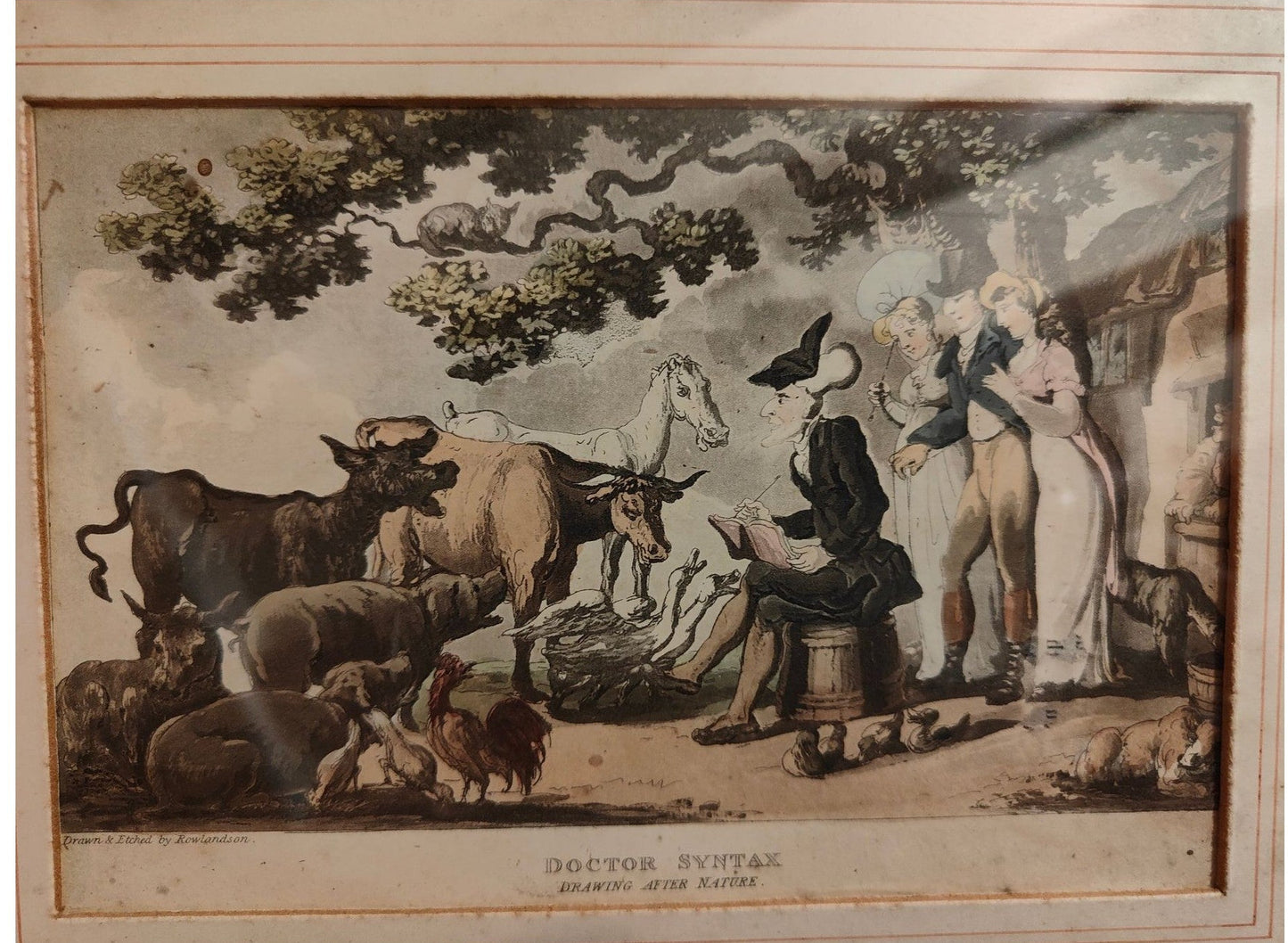 Image traitée - Importante suite de 10 aquatintes originales de Thomas Rowlandson – “Dr Syntax”, Londres, vers 1810–1820 (Ackermann)