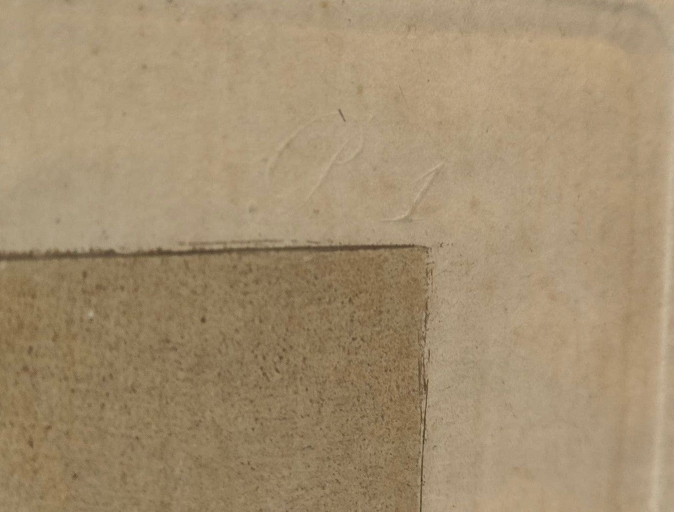Image traitée - Eau-forte de Francisco de Goya autoportrait- les caprices– Cadre ancien XIXe