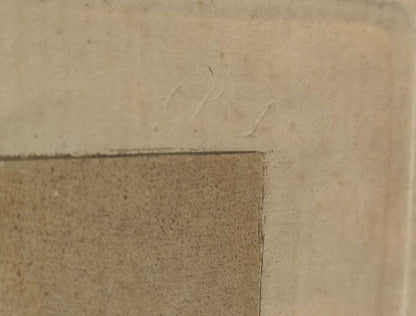 Image traitée - Eau-forte de Francisco de Goya autoportrait- les caprices– Cadre ancien XIXe